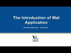 濡れ塗装 (濡れセメントと併用する自己粘着膜)